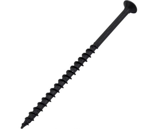 Черный саморез по дереву GSMETZ 4,2x89 мм, фосфатированный, 1 кг, 178 шт., ph2 1004289-1 – изображение 4