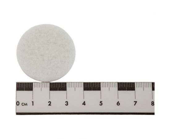 Самоклеящиеся накладки-протекторы для мебели Рыжий кот 8 шт., 35 мм, белый 105207 – изображение 2