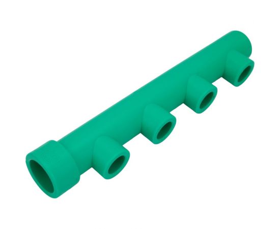 Коллектор Blue Ocean (4 отвода) - 32x20x4 ЗЕЛЕНЫЙ PPRF/FCETA(G) -32х20х4 – изображение 3