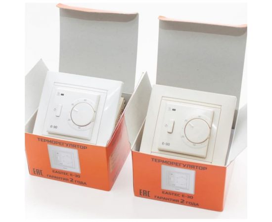 Терморегулятор EASTEC E-30 кремовый механический (Встраиваемый 3,5 кВт) E-30 cream – изображение 6