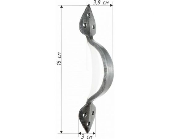 Кованая дверная ручка Covali HC-869B – изображение 2