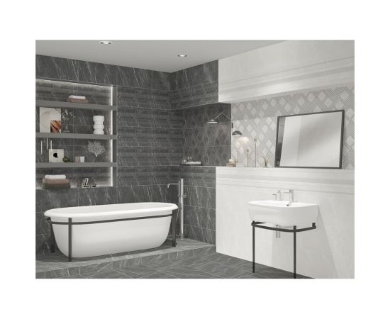 Плитка Azori Ceramica Hygge grey mix, 31.5x63 см 508261101 – изображение 2