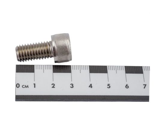 Нержавеющий винт с цилиндрической головкой KREPFIELD M10x20 мм, DIN 912, А2, внутренний шестигранник, полная резьба, 10 шт. 912A2ВИНТПР10Х20-10 – изображение 4