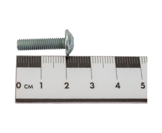 Винт Мир крепежа DIN 967, М5x20 мм, 4,8, цинк, 500 шт. Т0000010016 – изображение 4