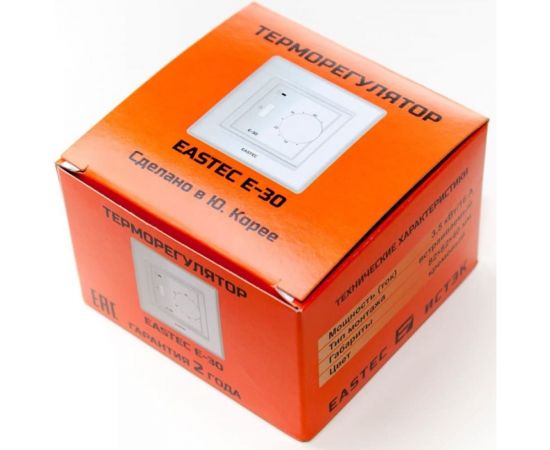 Терморегулятор EASTEC E-30 кремовый механический (Встраиваемый 3,5 кВт) E-30 cream – изображение 3