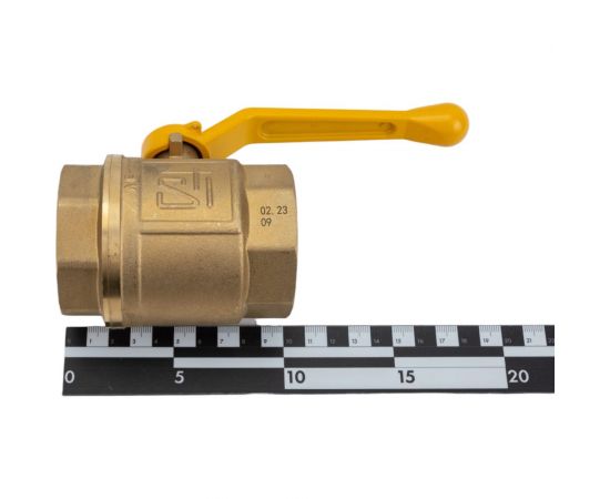 Шаровой кран для газа STI Ду50 Ру16 муфтовый (муфта-муфта) рычаг D170-00054 – изображение 3