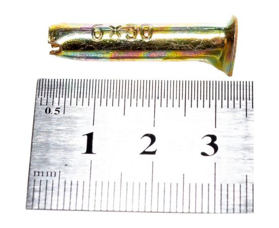 Желтопассивированные быстрофиксирующиеся гвозди Зубр 6,0x30мм, ТФ1, 180шт 4-301411-06-030 – изображение 2