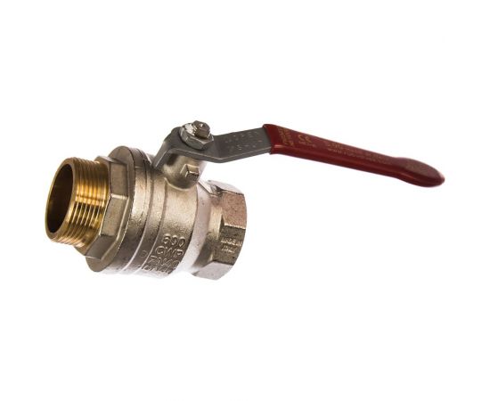 Шаровой кран RuB, 1 1/2"" DN40 PN40, ВР-НР, серия MILANO (S.90), ручка S90H20 