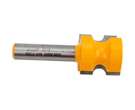 Фреза кромочная полустержневая (22,2х19х51 мм; хвостовик 8 мм; R3,2) Энкор 9310 