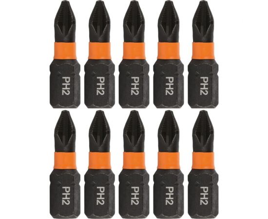Биты магнитные PH2, 25 мм, 10 шт, S2 rage by VIRA 554153 
