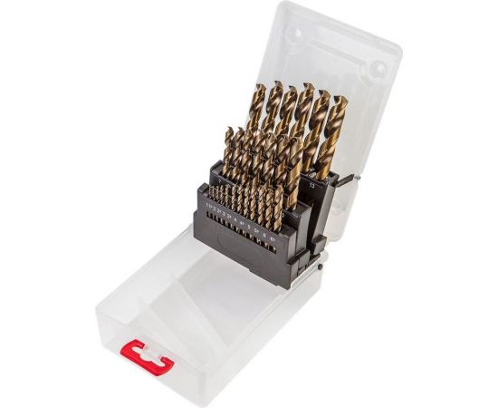 Набор сверл по металлу (25 шт; 1-13 мм; HSS) VERTO 60H814 