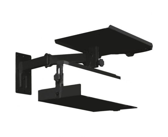 Полка для ТВ/видео Amig черная 400 NE 