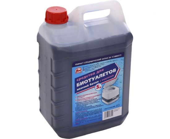Средство для биотуалетов 5 л, нижний бачок, с отдушкой Артель Золотарь 3010205 