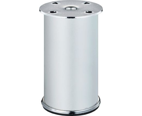 Ножка Tech-Krep алюминий, круглая, регулируемая, D50x150 мм, матовый хром - накл. 148554 