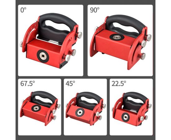 Кондуктор для сверления 0°- 90° стальной со сменными насадками 6/8/10/12 мм WOODWORK DGA-005 – изображение 3