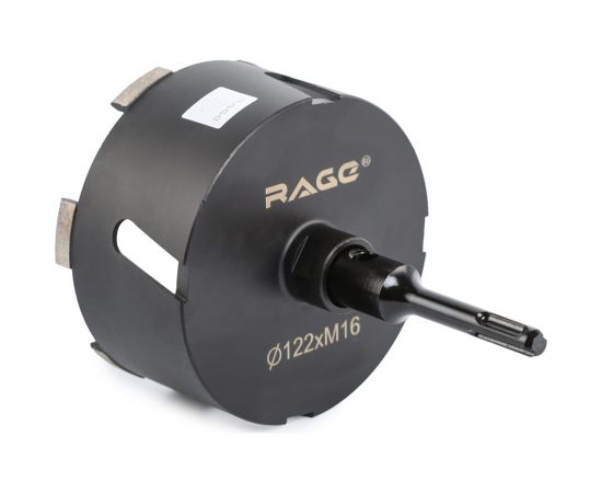 Коронка алмазная по бетону 122 мм rage by VIRA 559530 – изображение 13