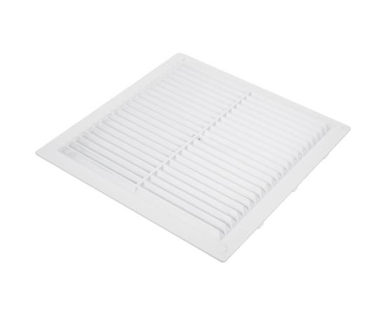 Решетка неразъемная наклонные жалюзи с москитной сеткой 190х190 мм Эвент Э1919Н – изображение 3