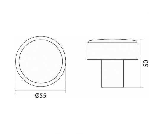 Ручка на винте PALIDORE RV-03 PB золото 98760740 – изображение 2