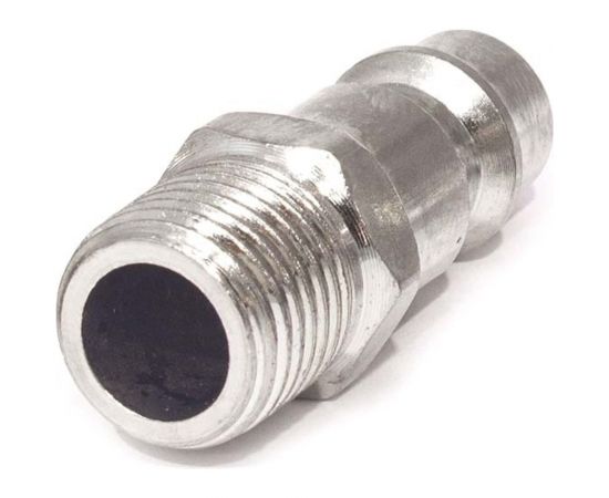 Наконечник быстроразъёмный наружная резьба 1/4 (Папа 1/4Н) PI TOOLS 7563 – изображение 2