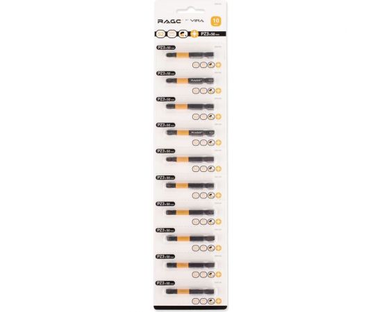 Биты магнитные PZ3, 50 мм, 10 шт, S2 rage by VIRA 554164 – изображение 2