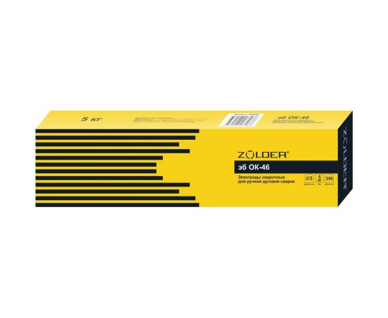 Электроды сварочные эб ОК-46.00 3.0 мм, 5 кг ZOLDER ЭК000143456 – изображение 2