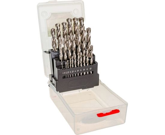 Набор сверл по металлу (25 шт; 1-13 мм; HSS) VERTO 60H814 – изображение 5