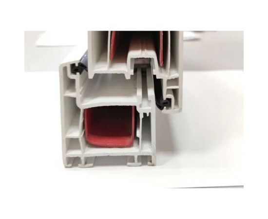 Уплотнитель для окон и дверей KOMFORT москитные системы rehau 4952 ПВХ, усиленный, серый, тэп 20 м УПЛ0531 – изображение 4