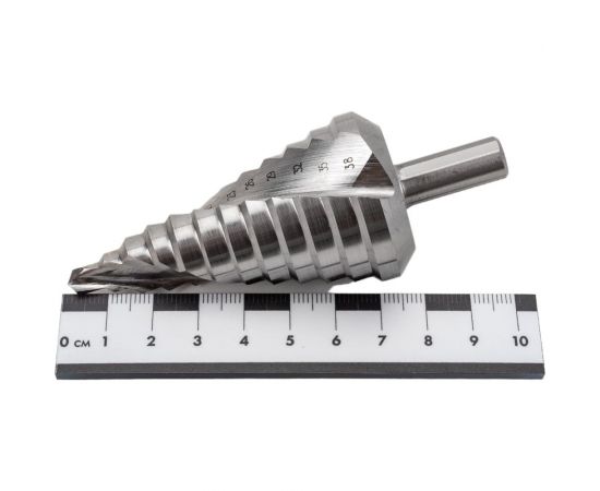 Сверло ступенчатое (6-38 мм; 12 ступеней) KORNOR 10700073 – изображение 2