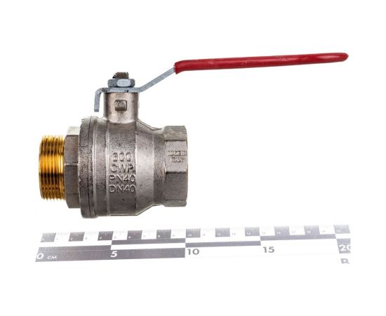 Шаровой кран RuB, 1 1/2"" DN40 PN40, ВР-НР, серия MILANO (S.90), ручка S90H20 – изображение 4