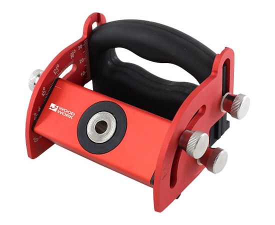 Кондуктор для сверления 0°- 90° стальной со сменными насадками 6/8/10/12 мм WOODWORK DGA-005 – изображение 6