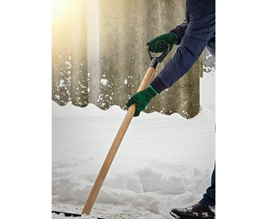 Двойные трикотажные перчатки Фабрика перчаток, без ПВХ, 10 класс, 5 нитей, зеленые, р.М 5-10-ДВ-ЗЕЛ-БП-(M) – изображение 2