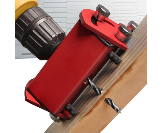 Кондуктор для сверления 0°- 90° стальной со сменными насадками 6/8/10/12 мм WOODWORK DGA-005 – изображение 11