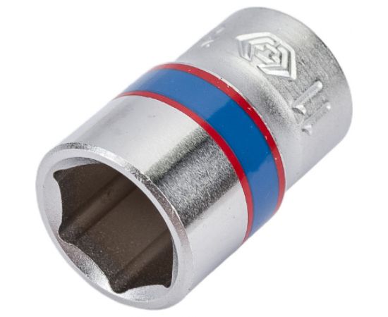 Торцевая стандартная шестигранная головка 1/4"", 11мм KING TONY 233511M 