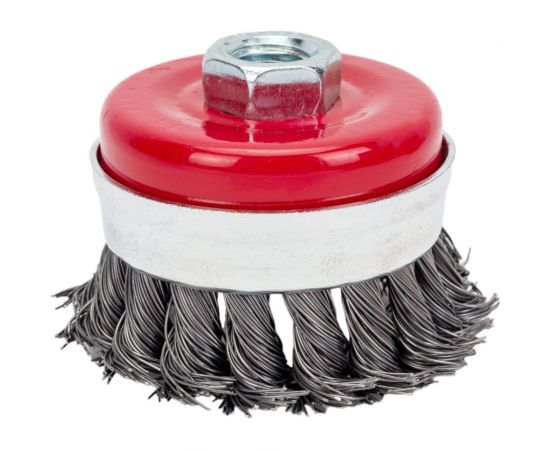 Кордщетка чашеобразная витая усиленная (65 мм; М14) для МШУ REDVERG 6623609 
