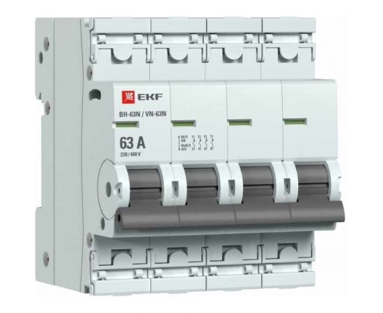 Выключатель нагрузки EKF 4P 63А ВН-63N PROxima S63463 