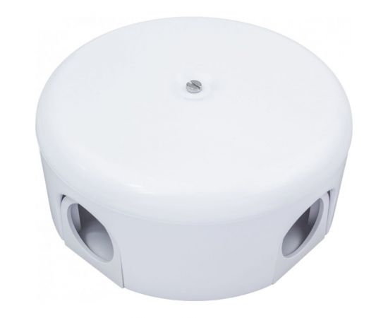 Распределительная коробка Bironi 110мм, пластик, цвет белый (4 кабельных ввода в комплекте) B1-522-21-K 