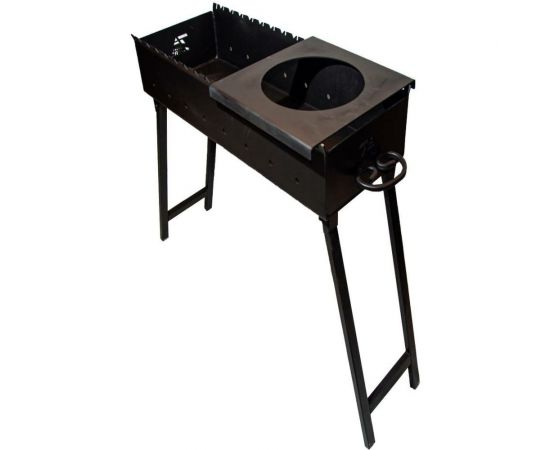 Складной мангал SevenBerg мс800 сталь 3 мм, с подказанником 4687202999767 