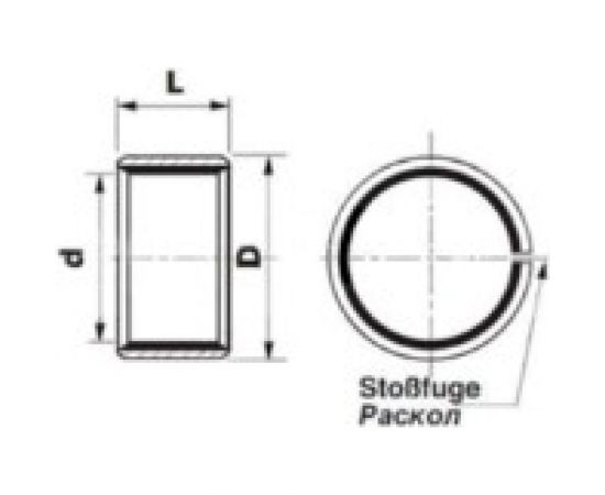 Втулка скольжения ISKRA PBM253025 BNZ253025-ISKRA – изображение 2