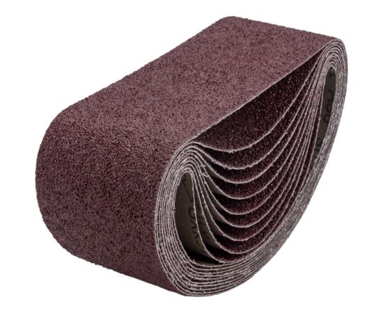 Шлифовальные ленты ЛБ 75х533 мм, А36, 14А, 10 шт. Tsunami D76107553314036 – изображение 2