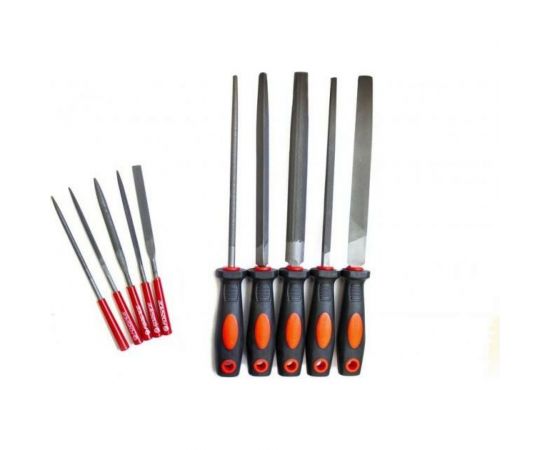 Набор разнопрофильных напильников Forsage 10 предметов, в ложементе F-5056N 50160 – изображение 2