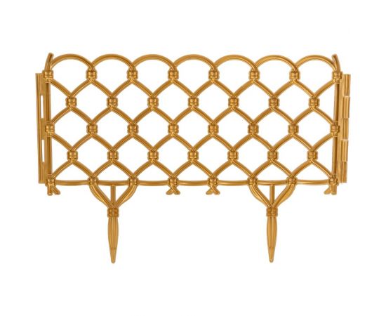 Декоративный забор Дачная мозаика Фаберже золотистый 15304 – изображение 2