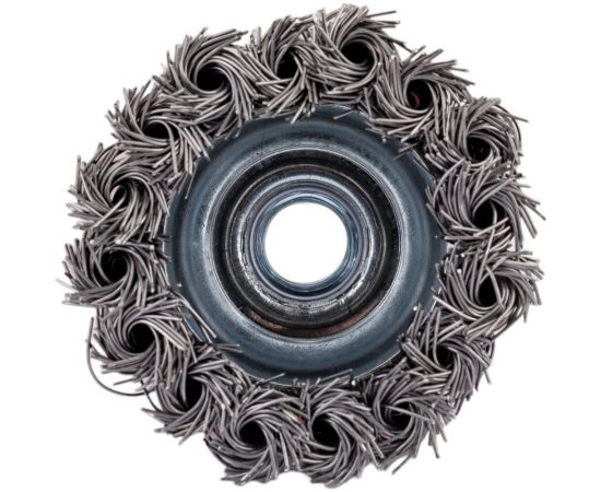 Щетка-чашка (65 мм; М14; крученая проволока) для УШМ vertextools 12200-065 – изображение 5
