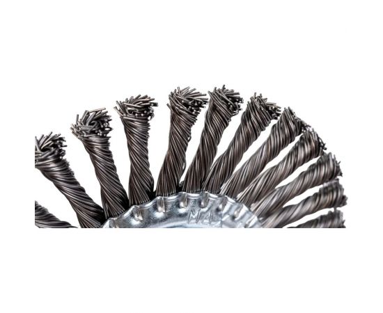 Щетка крученая плоская 125 мм для УШМ Дело Техники 275125 – изображение 2