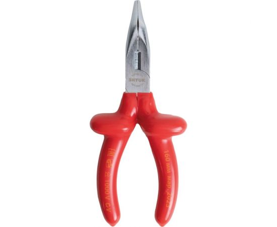 Тонкогубцы SHTOK изогнутые, 160 мм 08215 – изображение 5