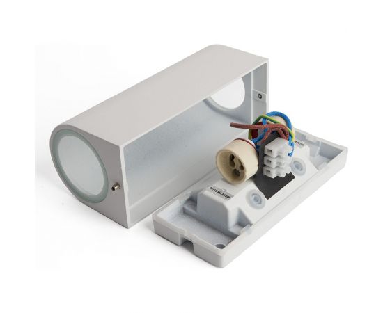 Садово-парковый светильник FERON 230V 2*GU10, DH015, белый (на стену) 48340 – изображение 8