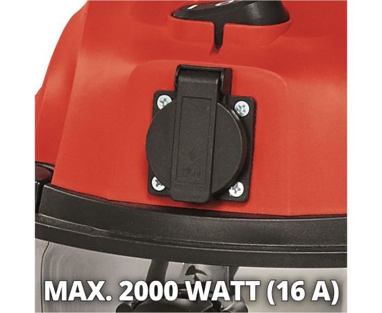 Строительный пылесос Einhell TC-VC 1930 SA Kit 1500 Вт, 30 л 2342230 – изображение 2