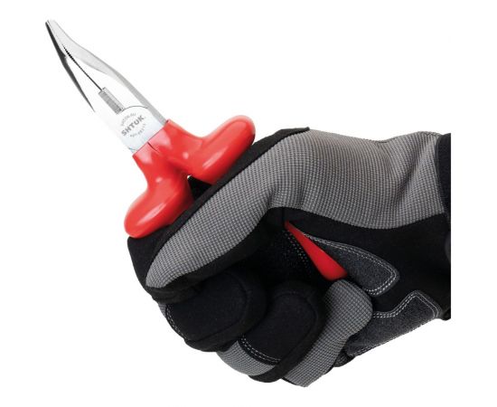 Тонкогубцы SHTOK изогнутые, 160 мм 08215 – изображение 4