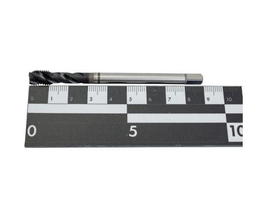 Машинный метчик SOVIS М 8x1,0 HSSE 6H DIN 374-C TiAlN 900 с винт. канав. 121241-0083 25414 – изображение 2