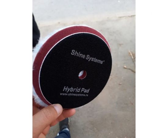 Гибридный полировальный круг Hybrid Pad 130 мм Shine systems SS534 – изображение 2