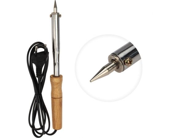 Паяльник PROCONNECT ПД 220В 85Вт деревянная ручка блистер 12-0177-4 – изображение 13